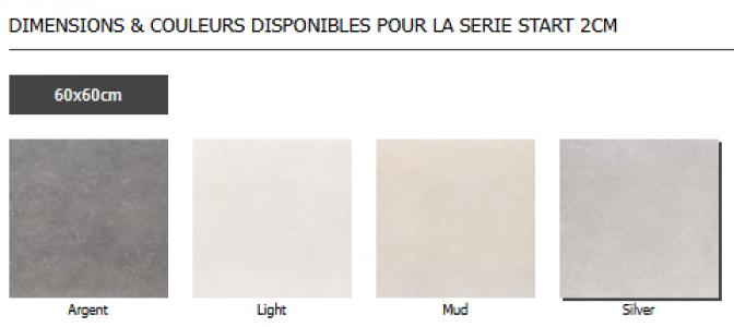 Vente et pose en Moselle - Forbach - Sarreguemines - Saint-Avold - Merlebach - Dalle terrasse start 2 cm 60/60 Vente et pose en Moselle - Forbach